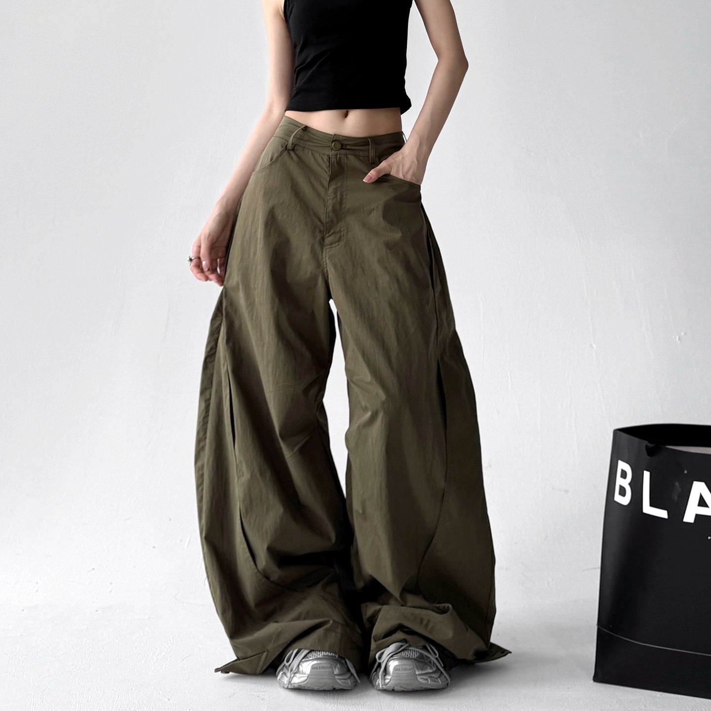 Calça Wide Leg Street