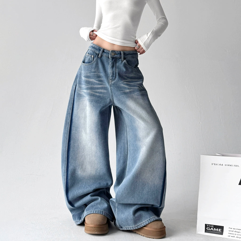 Calça Jeans Azul Wide Leg