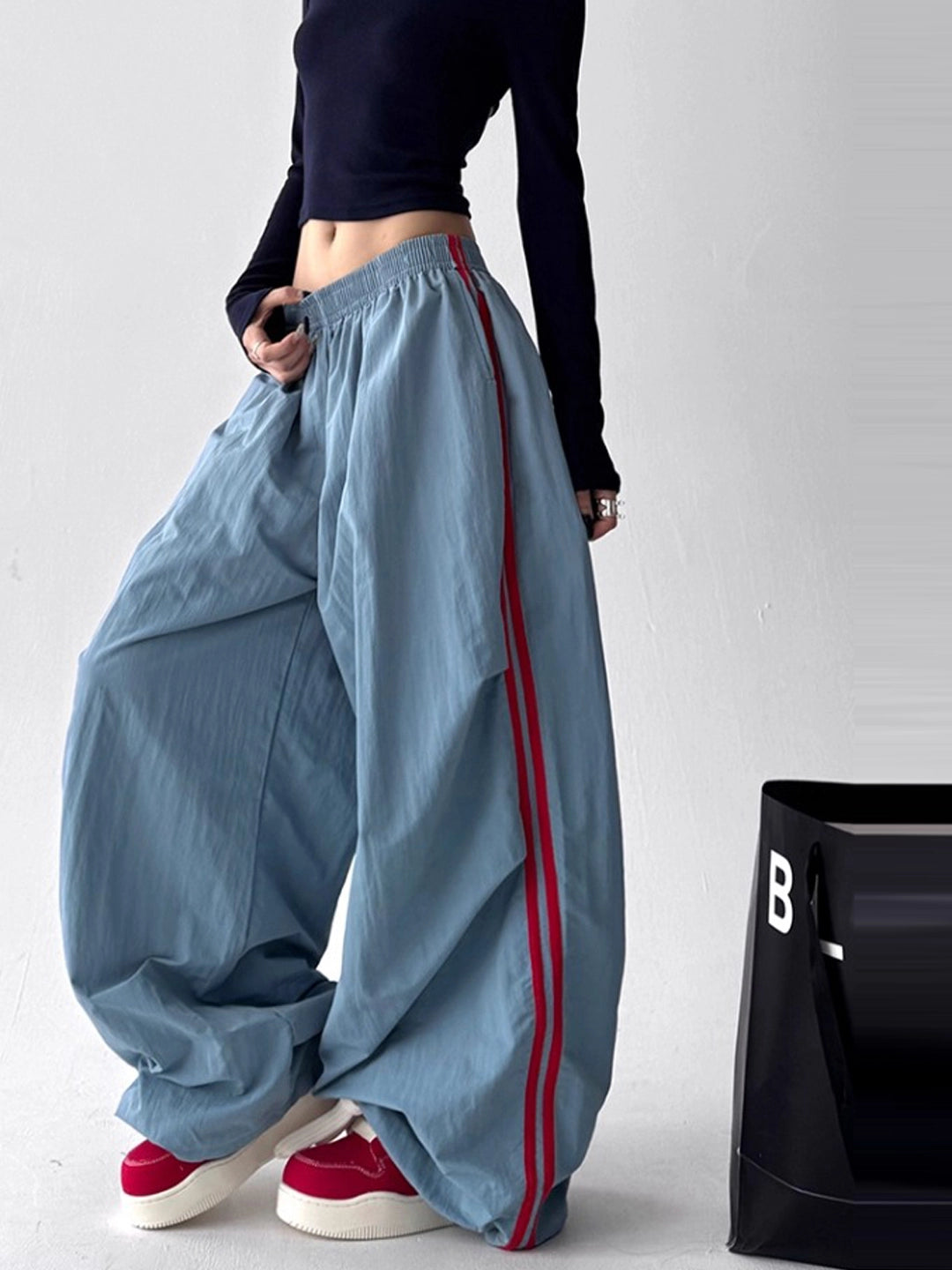 Calça Super Wide Track