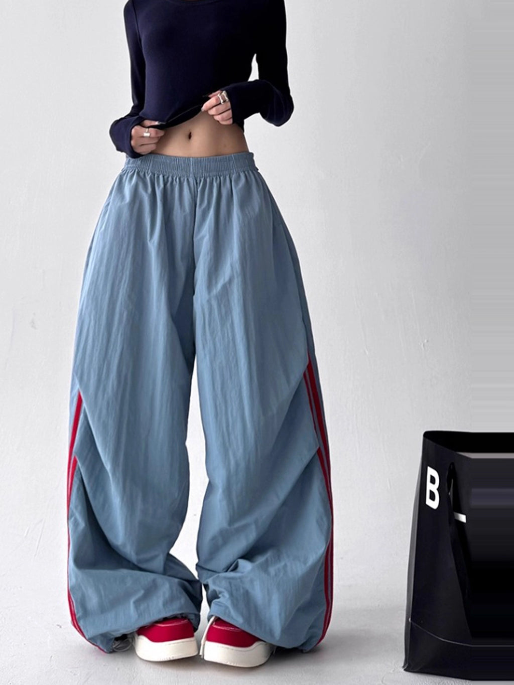 Calça Super Wide Track