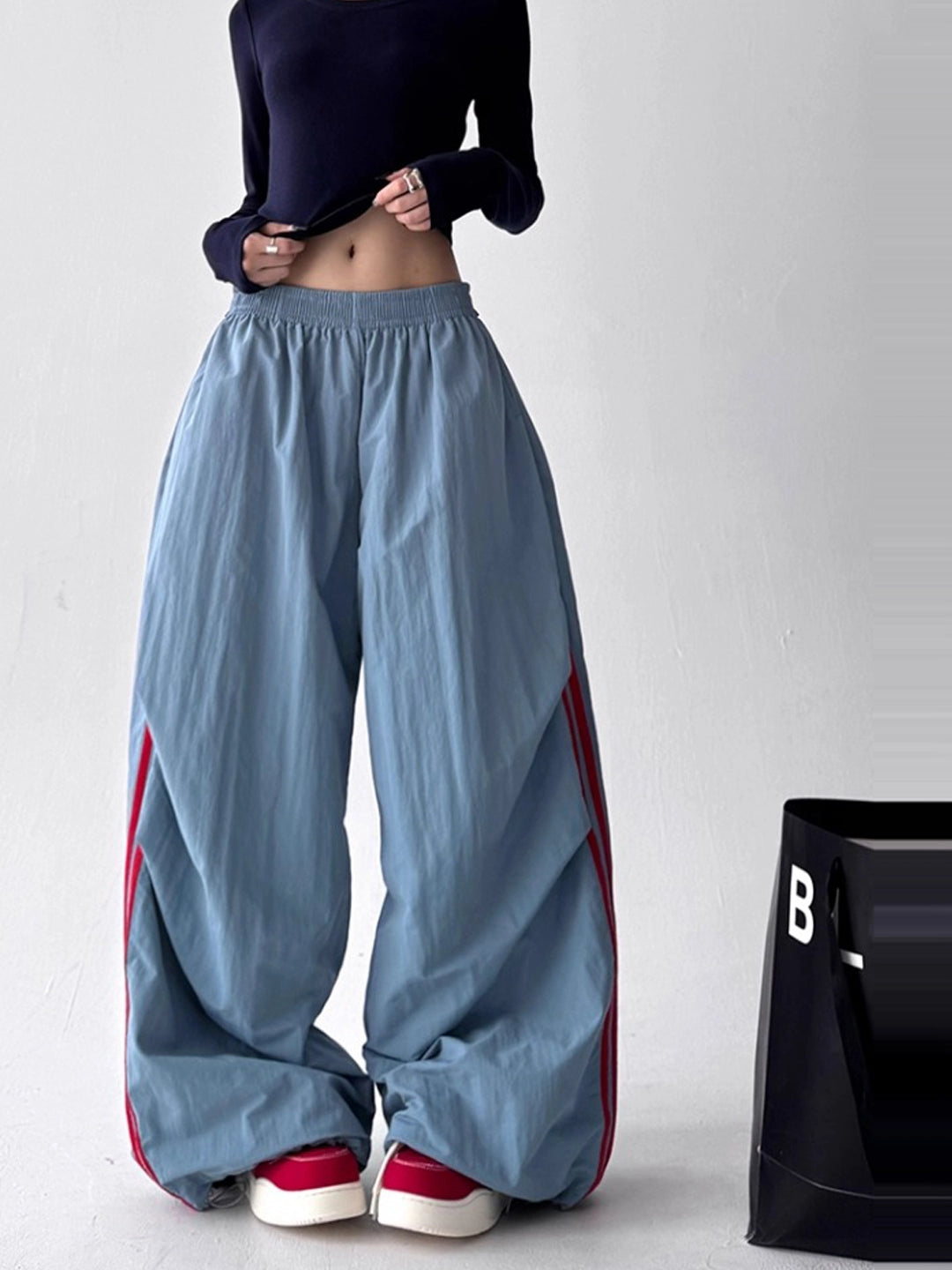 Calça Super Wide Track