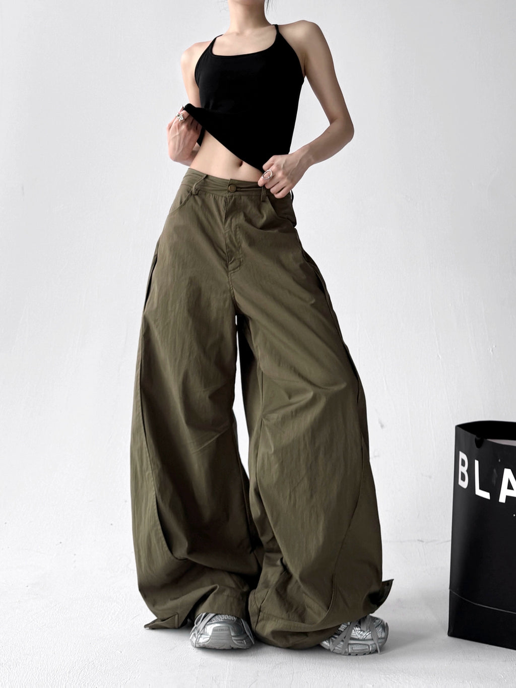 Calça Wide Leg Street