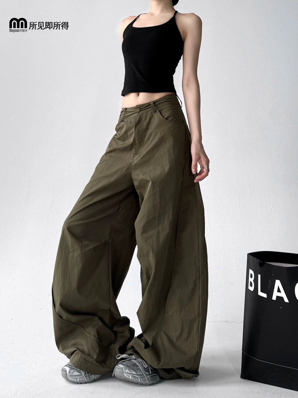 Calça Wide Leg Street