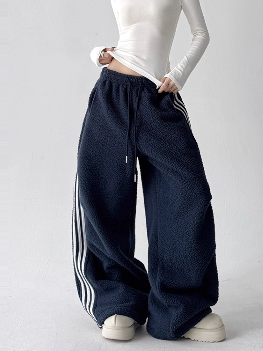 Calça Wide Moletom Track