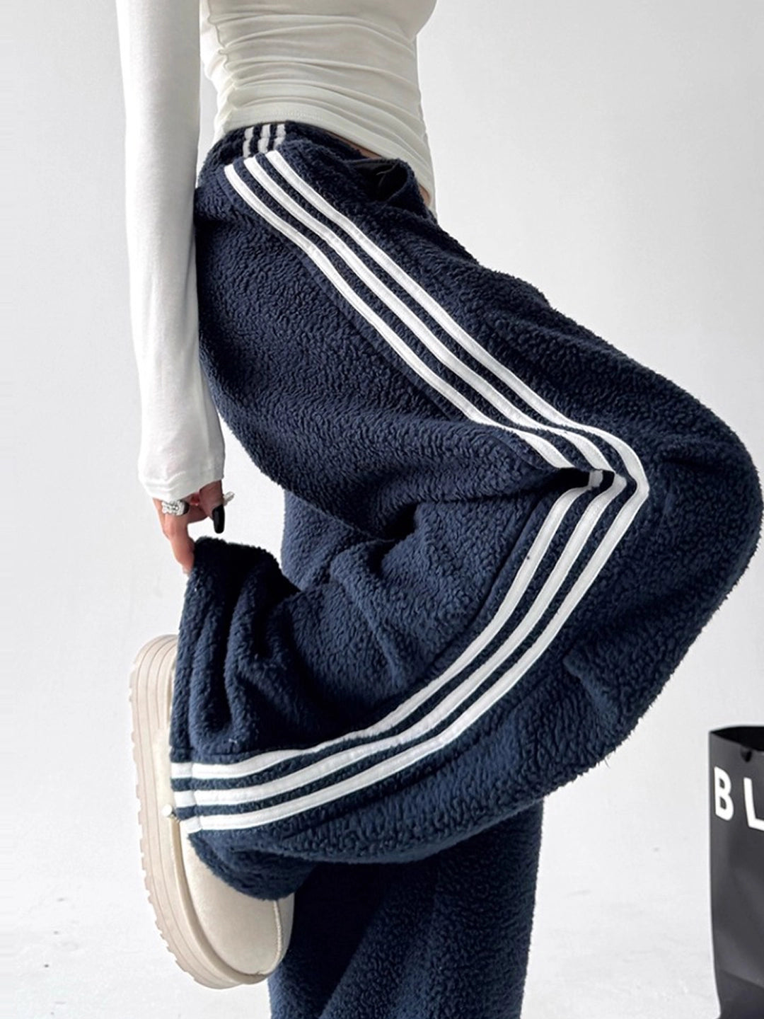 Calça Wide Moletom Track