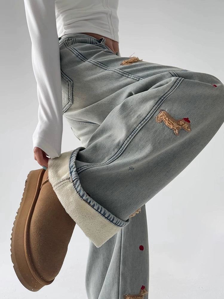 Calça Patch Vintage