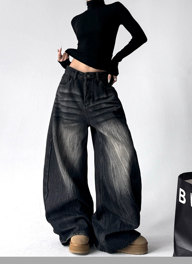 Calça jeans wide leg