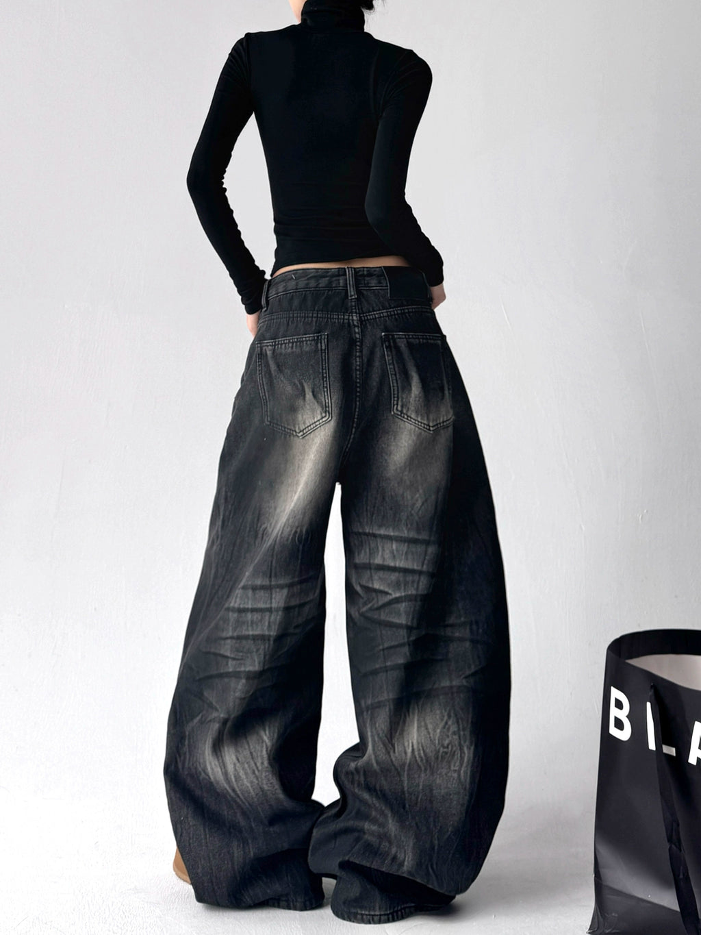 Calça jeans wide leg