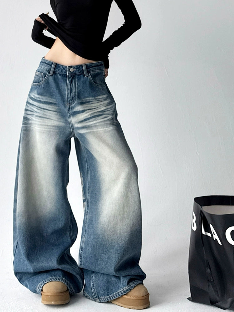 Calça jeans Wide-leg