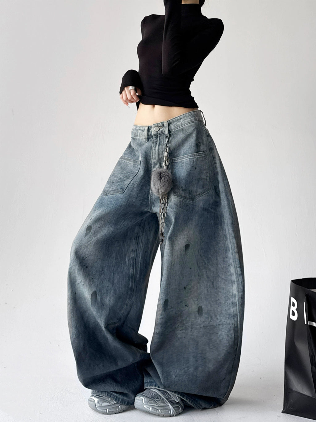 Calça jeans Baggy Old