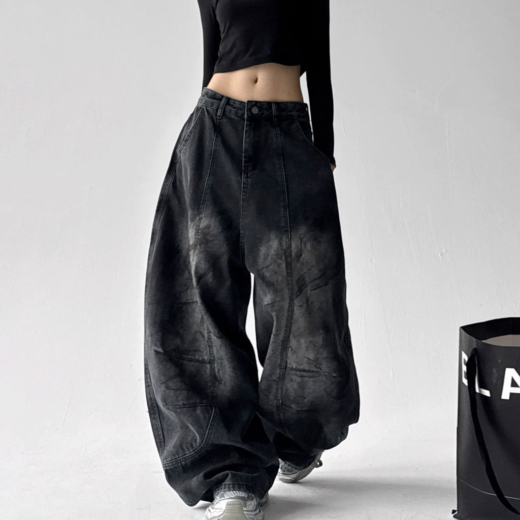 Calça Jeans Baggy Preto